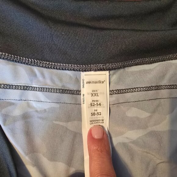 Marika Camo Athletic Running Shorts XL Dry Wik XXL Womens NEW NWT Cute - Picture 7 of 7